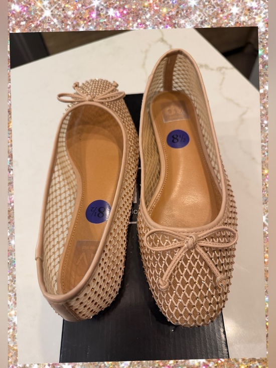 Dolce Vita Shoes - DV Dolce Vita Women's Marceline Nude Mesh Flat Shoe - Size 8.5